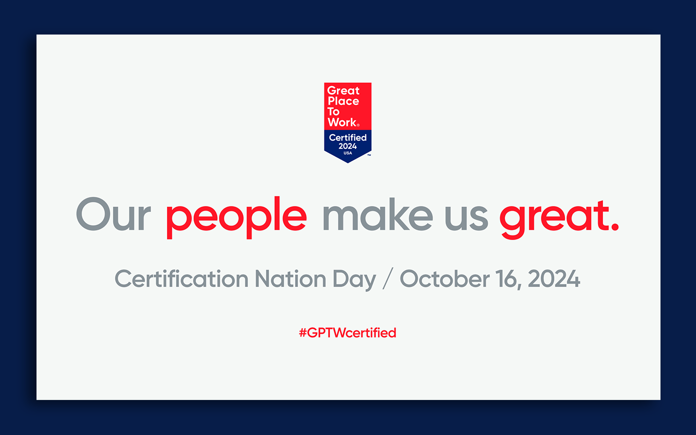 A Certified™ Great Place to Work®, Pathward Celebrates Employees on Certification Nation Day