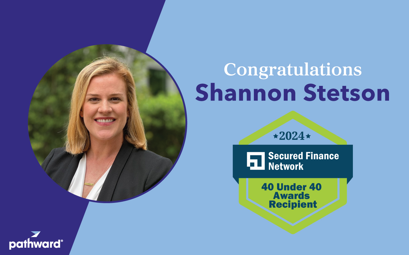 Pathward’s Shannon Stetson Named to SFNet’s 40 Under 40 List